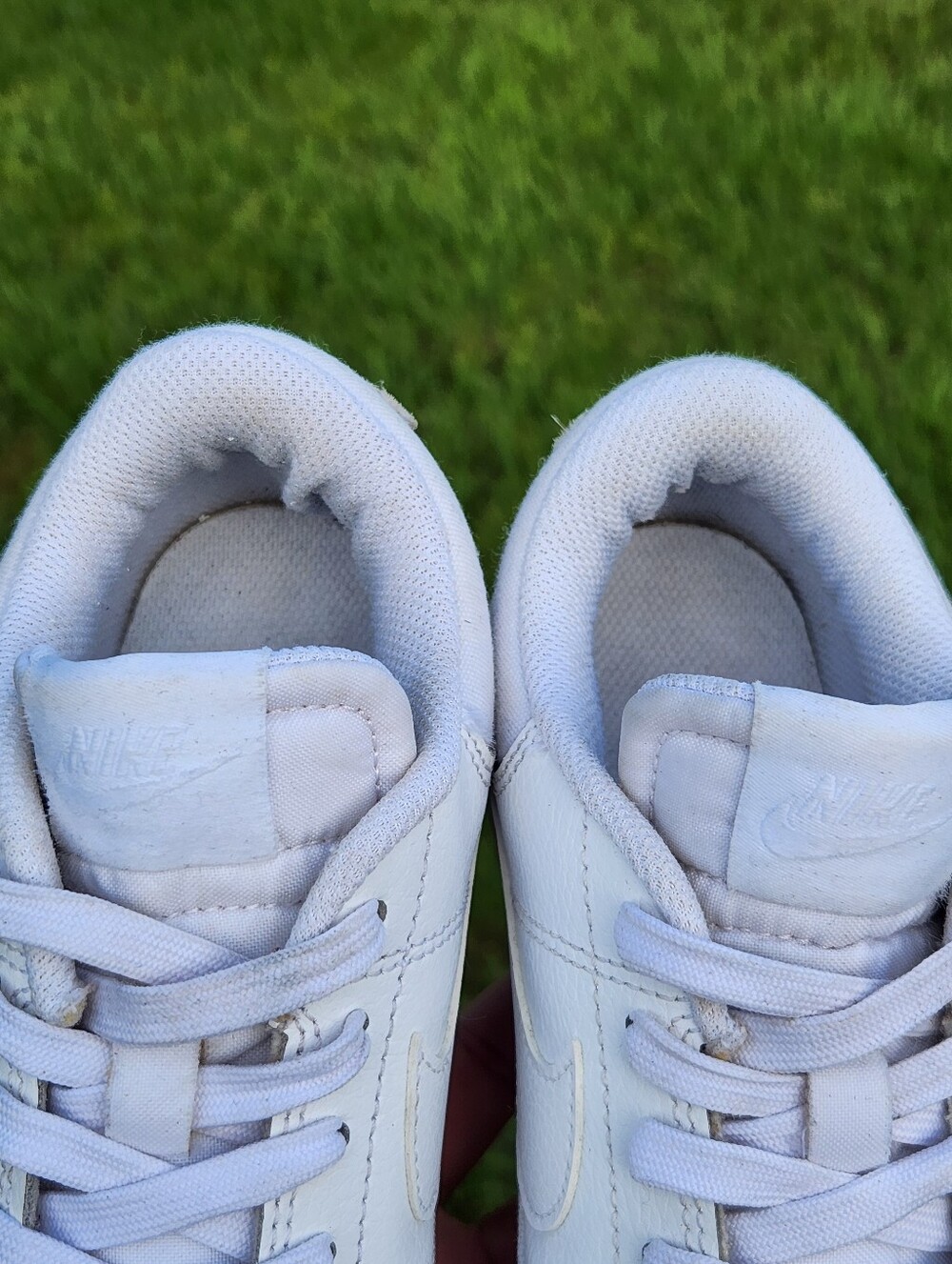 Nike Women's Court Legacy Platform White Rhinestones Customized Sneakers Size 6 - Picture 11 of 16